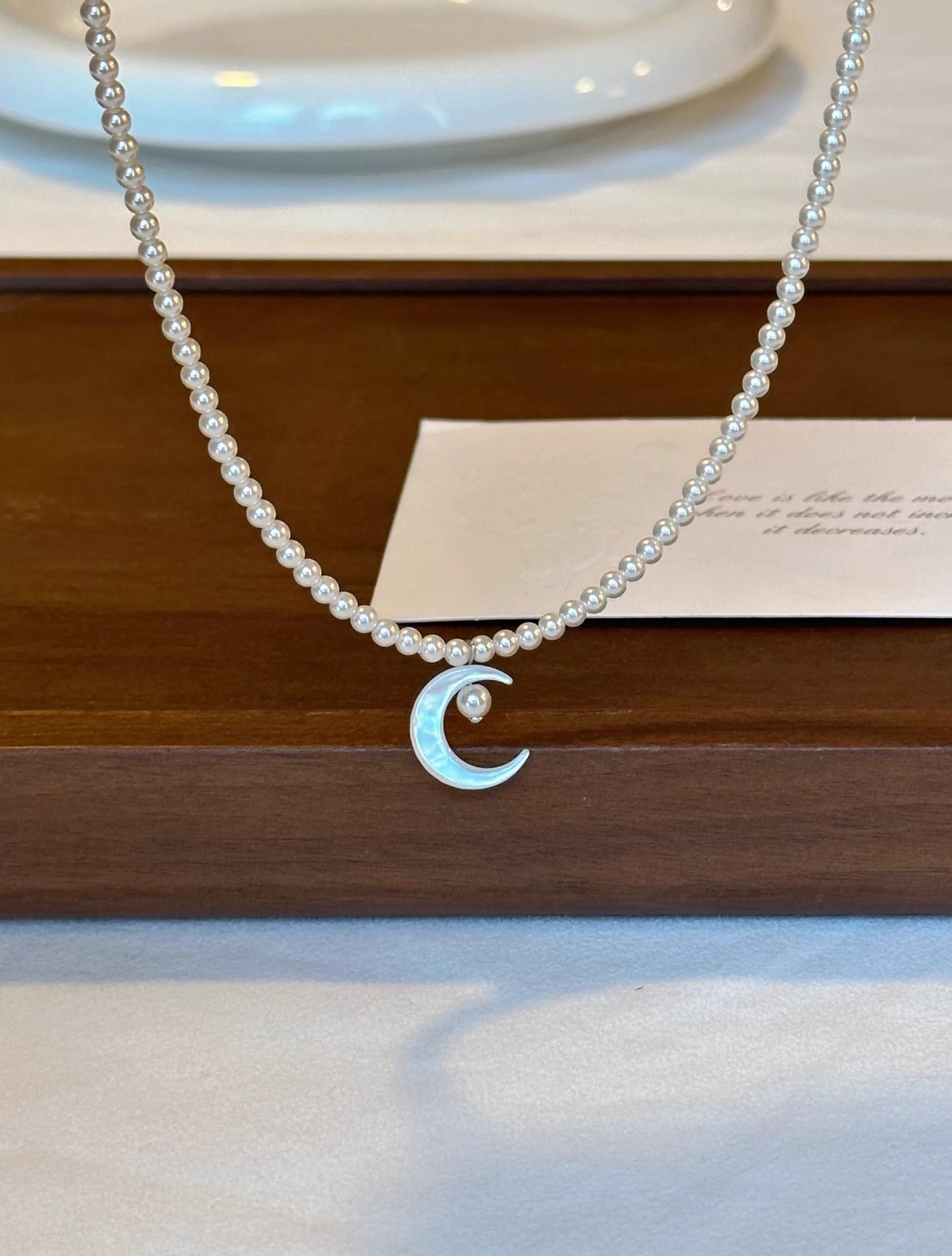 REFLECTED MOON NECKLACE