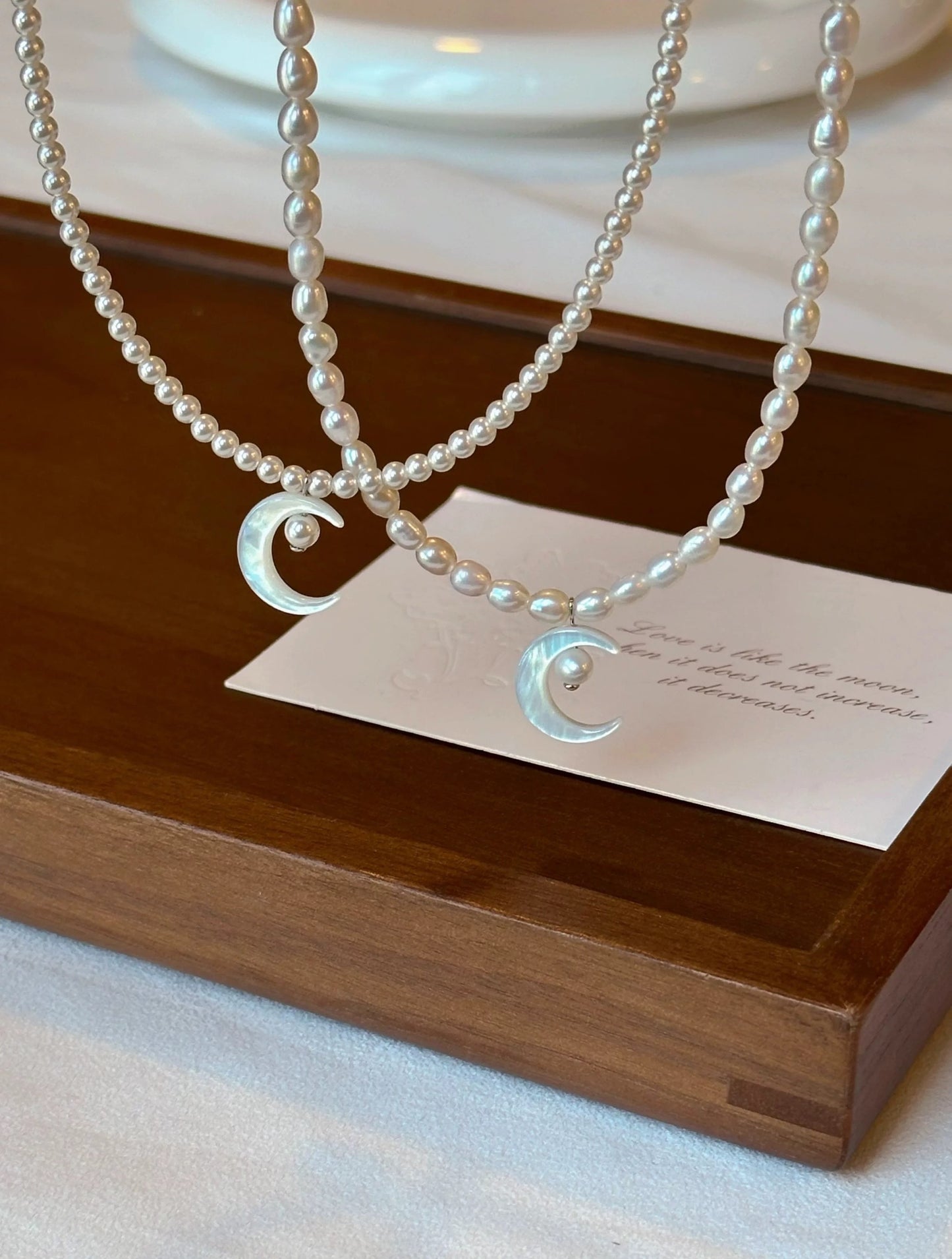 REFLECTED MOON NECKLACE