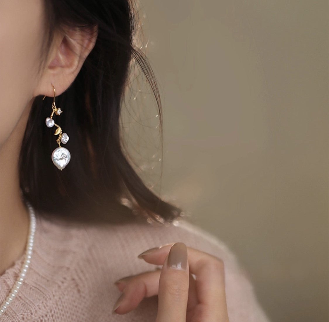 BOUCLE D'OREILLE SERAPHIQUE FLORE