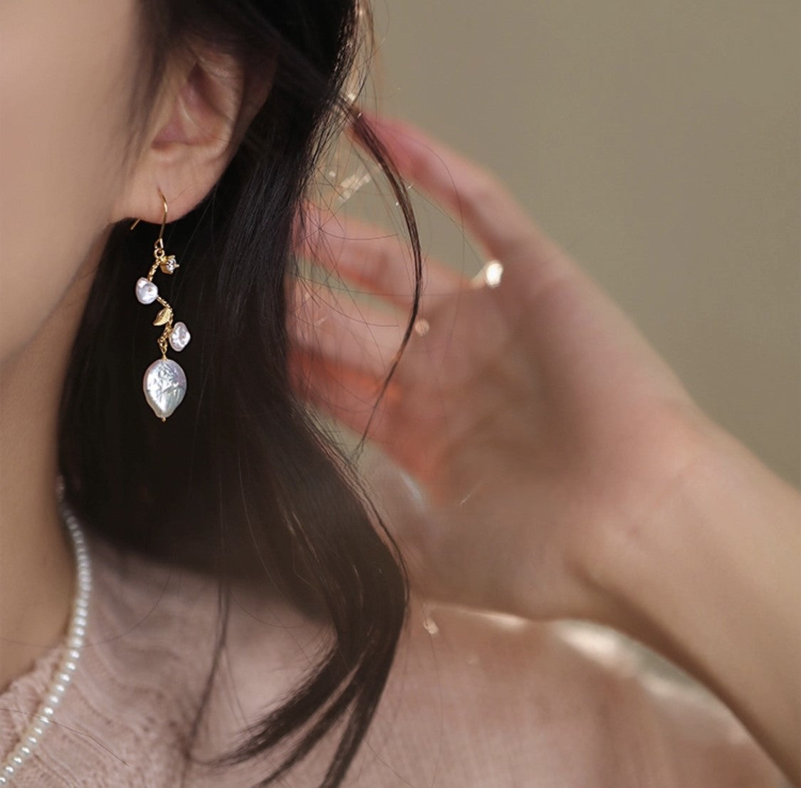 BOUCLE D'OREILLE SERAPHIQUE FLORE