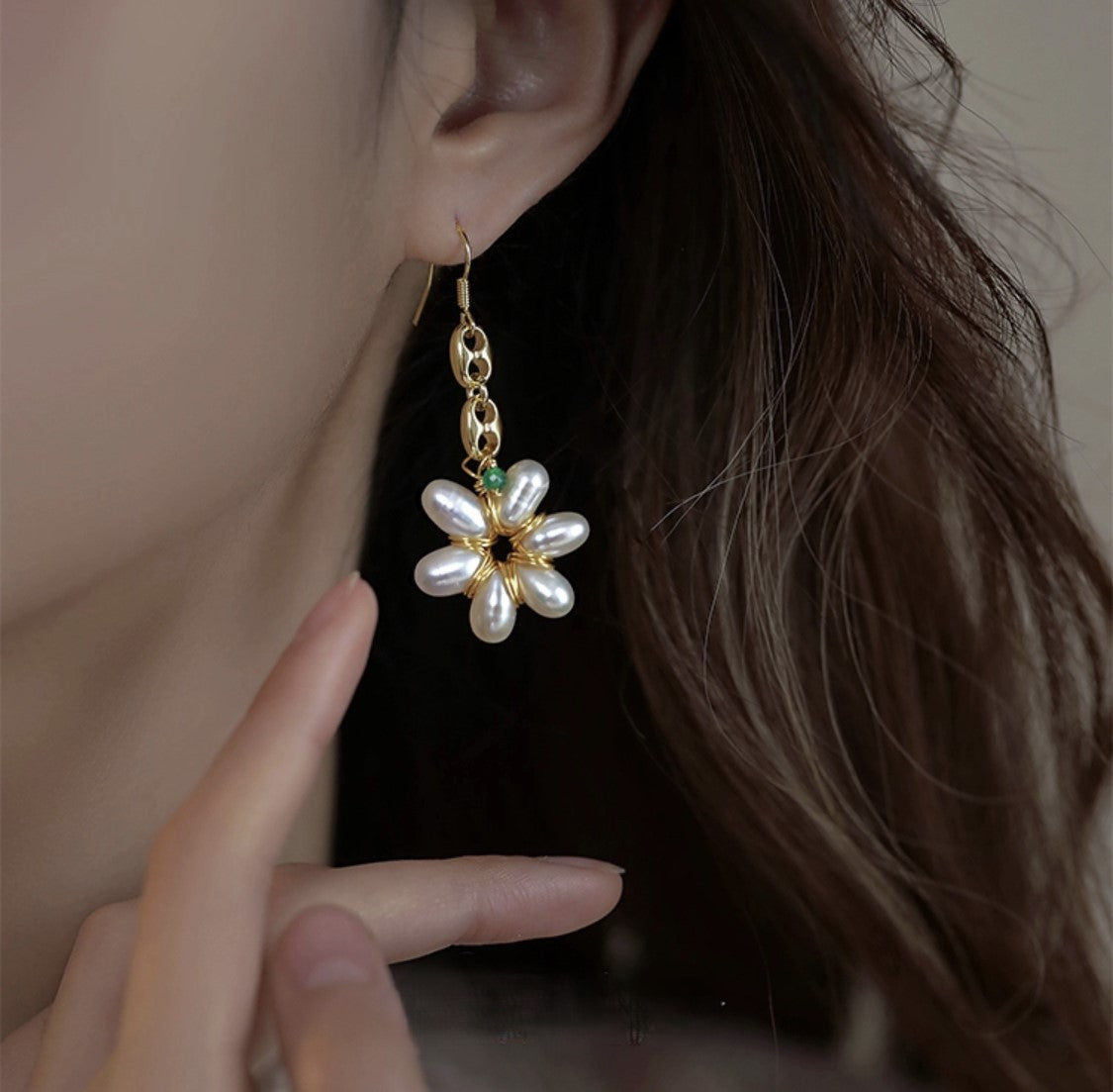 BOUCLE D'OREILLE BLOOM BAROQUE