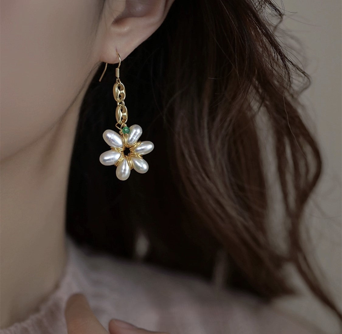 BOUCLE D'OREILLE BLOOM BAROQUE