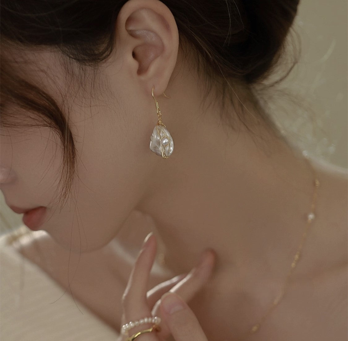 BOUCLE D'OREILLE DE GUÉRISON GOSSAMER