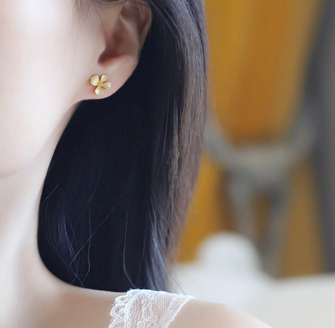 Golden Bloom Earrings