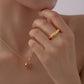 Bague Halo au clair de lune