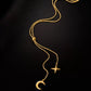 Collier Lune en Velours