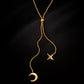 Collier Lune en Velours