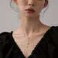 Collier Lune en Velours