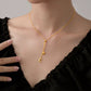 Collier Lune en Velours