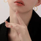 Gold Halo Earrings