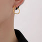 Gold Halo Earrings