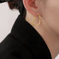 Gold Halo Earrings