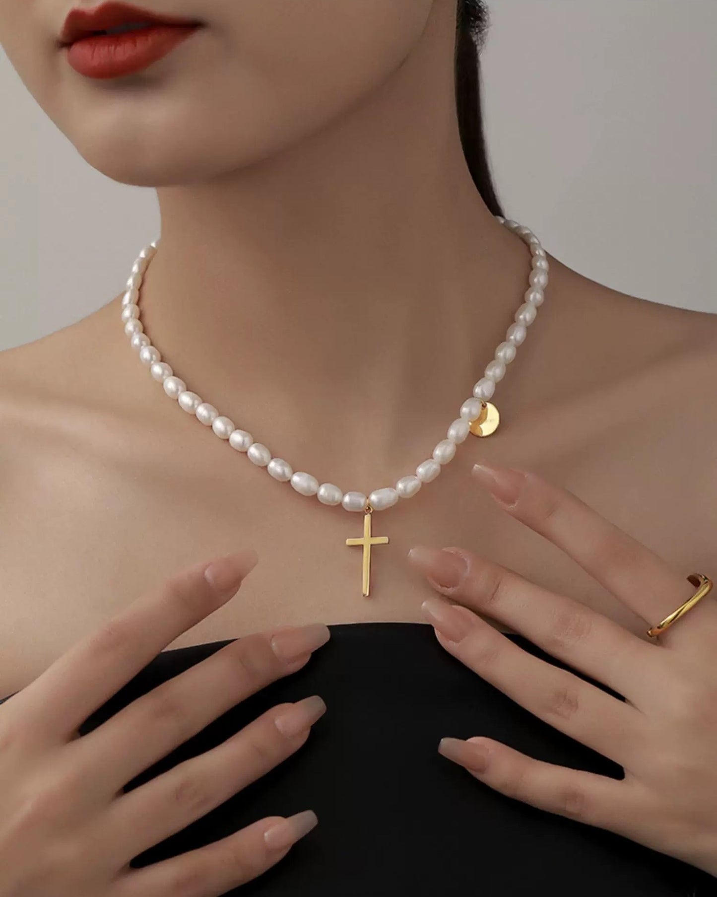 Collier Crimson Wave