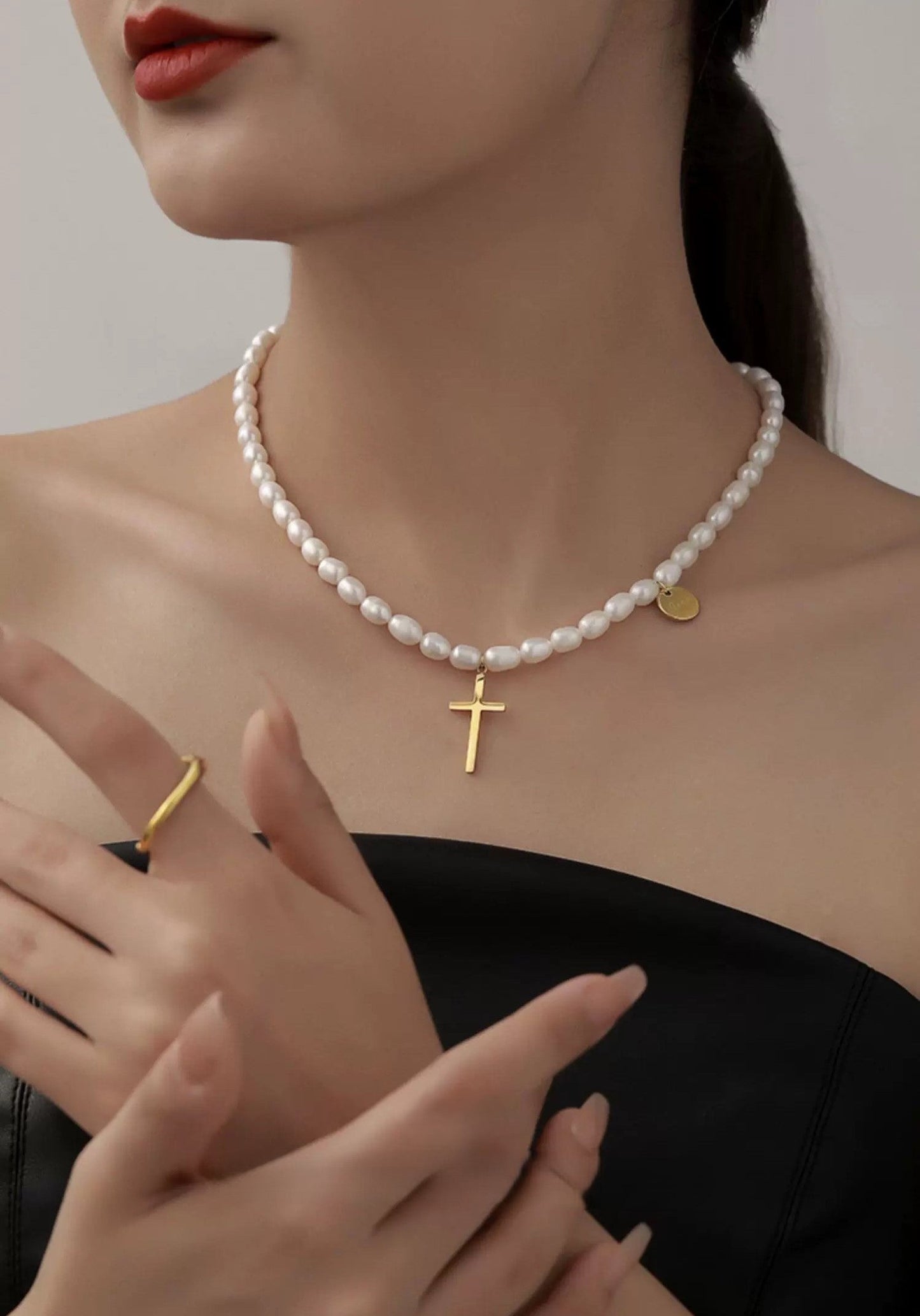 Collier Crimson Wave