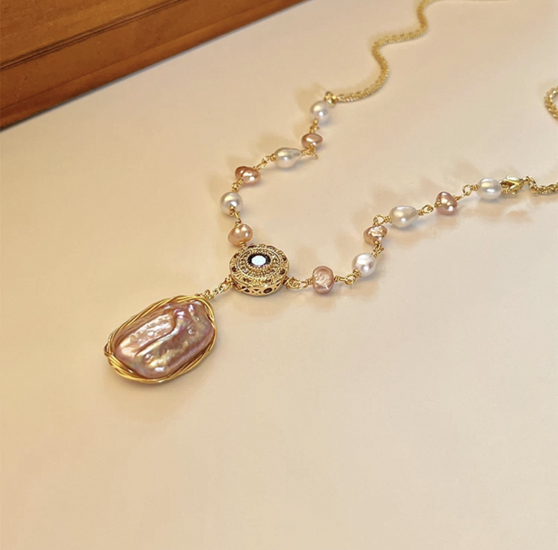 Regal Pearl Necklace