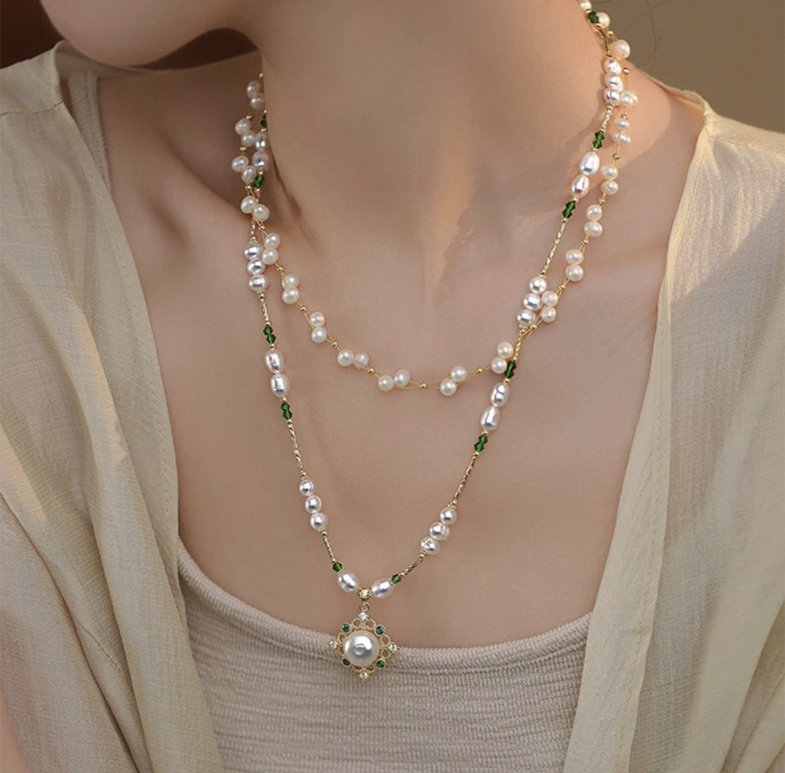 Pearl Serenity Necklace