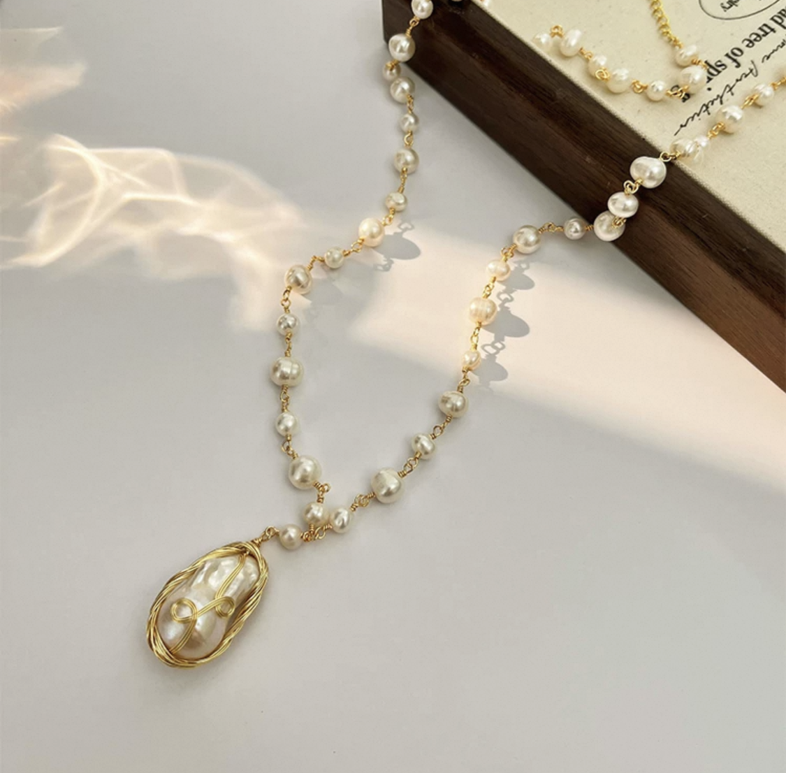 Divine Pearl Necklace