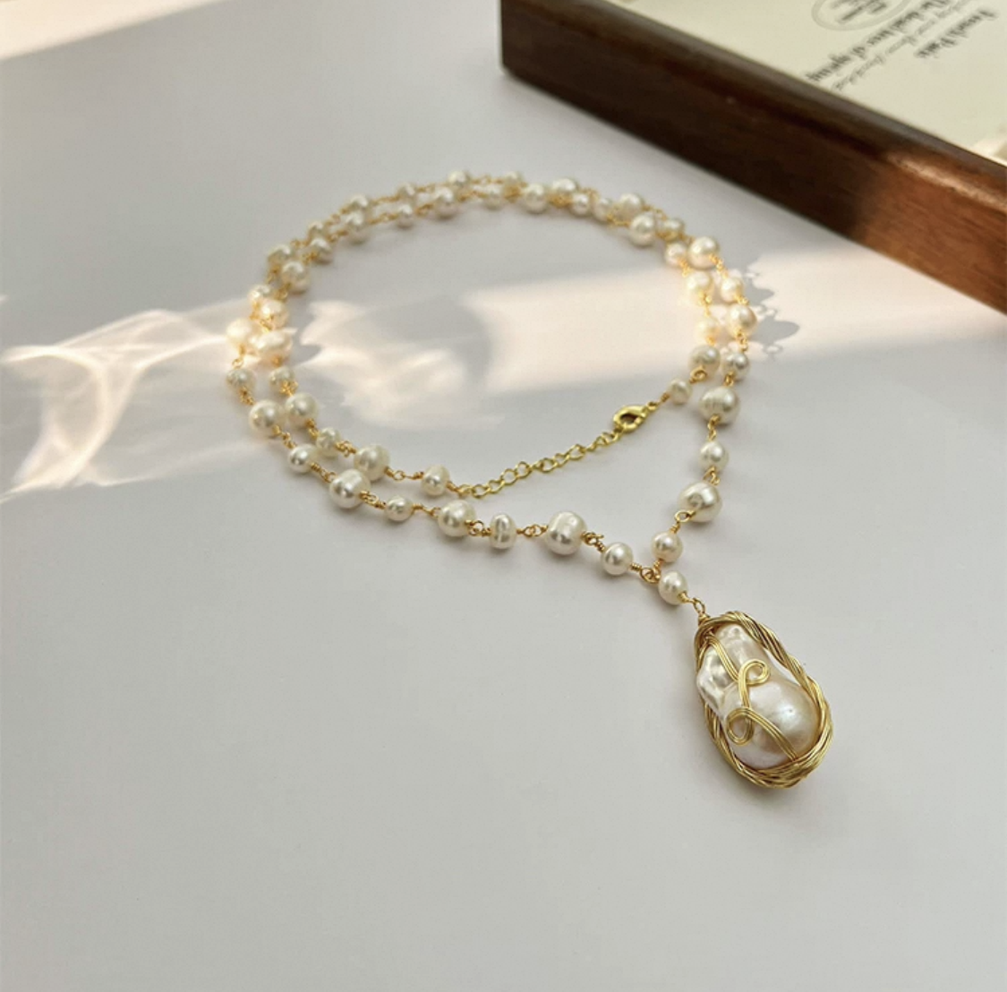 Divine Pearl Necklace
