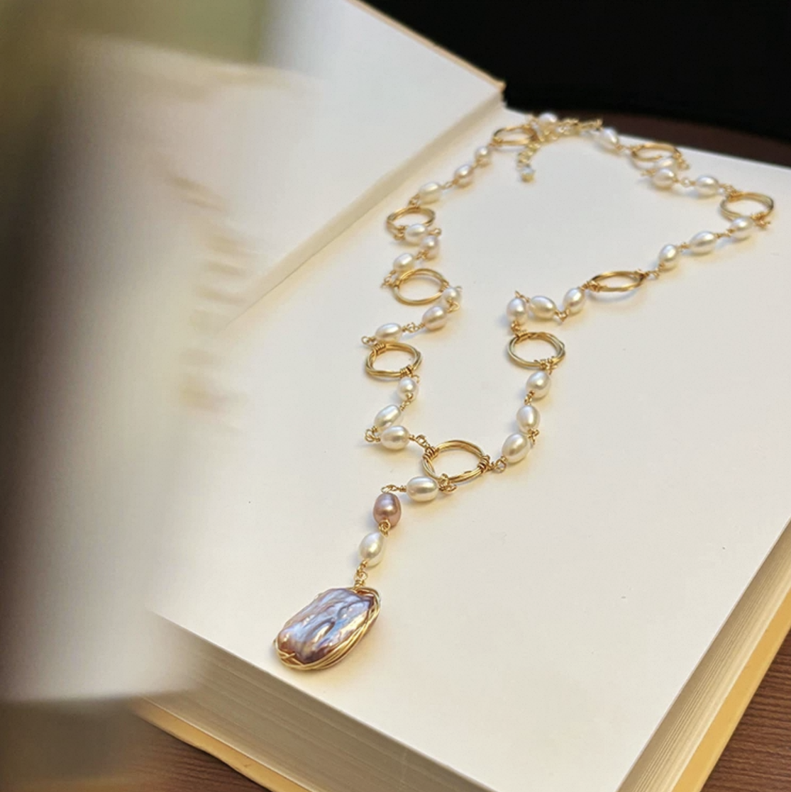 Pearl Reflection Necklace