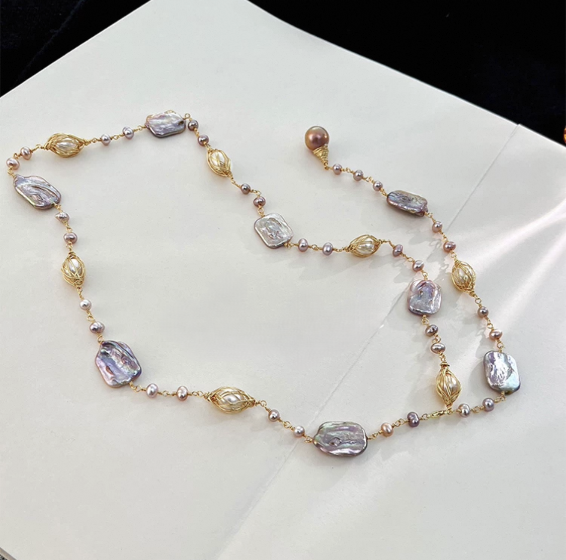Aurora Pearl Necklace