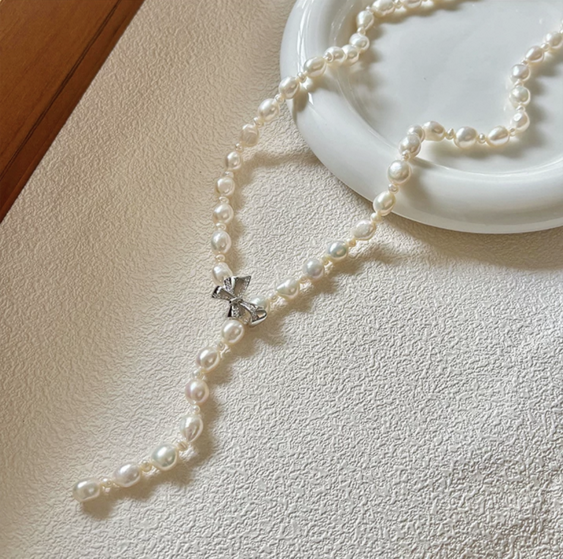 Pearl Solitude Necklace