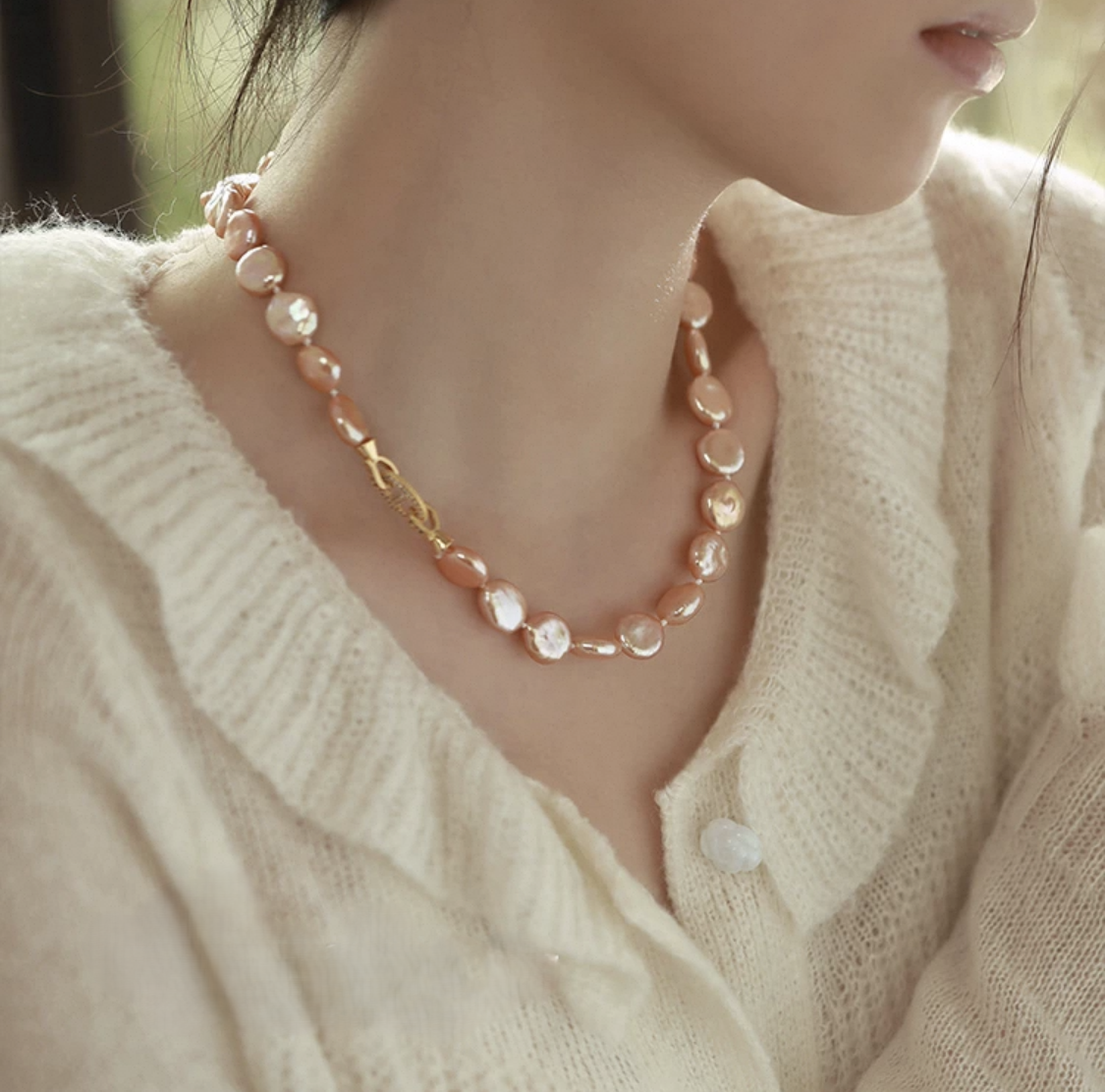 Pearl Zephyr Necklace