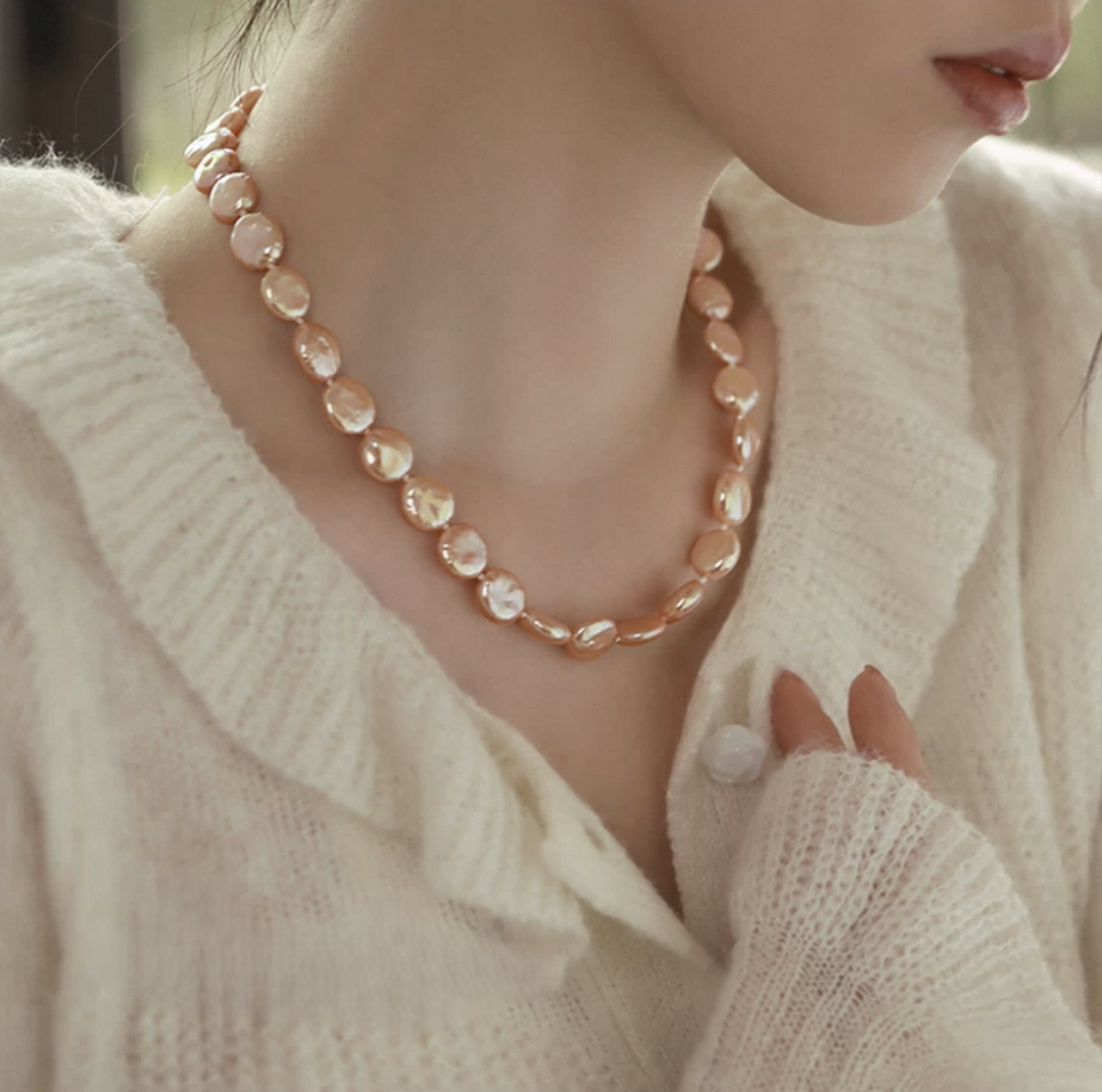 Pearl Zephyr Necklace