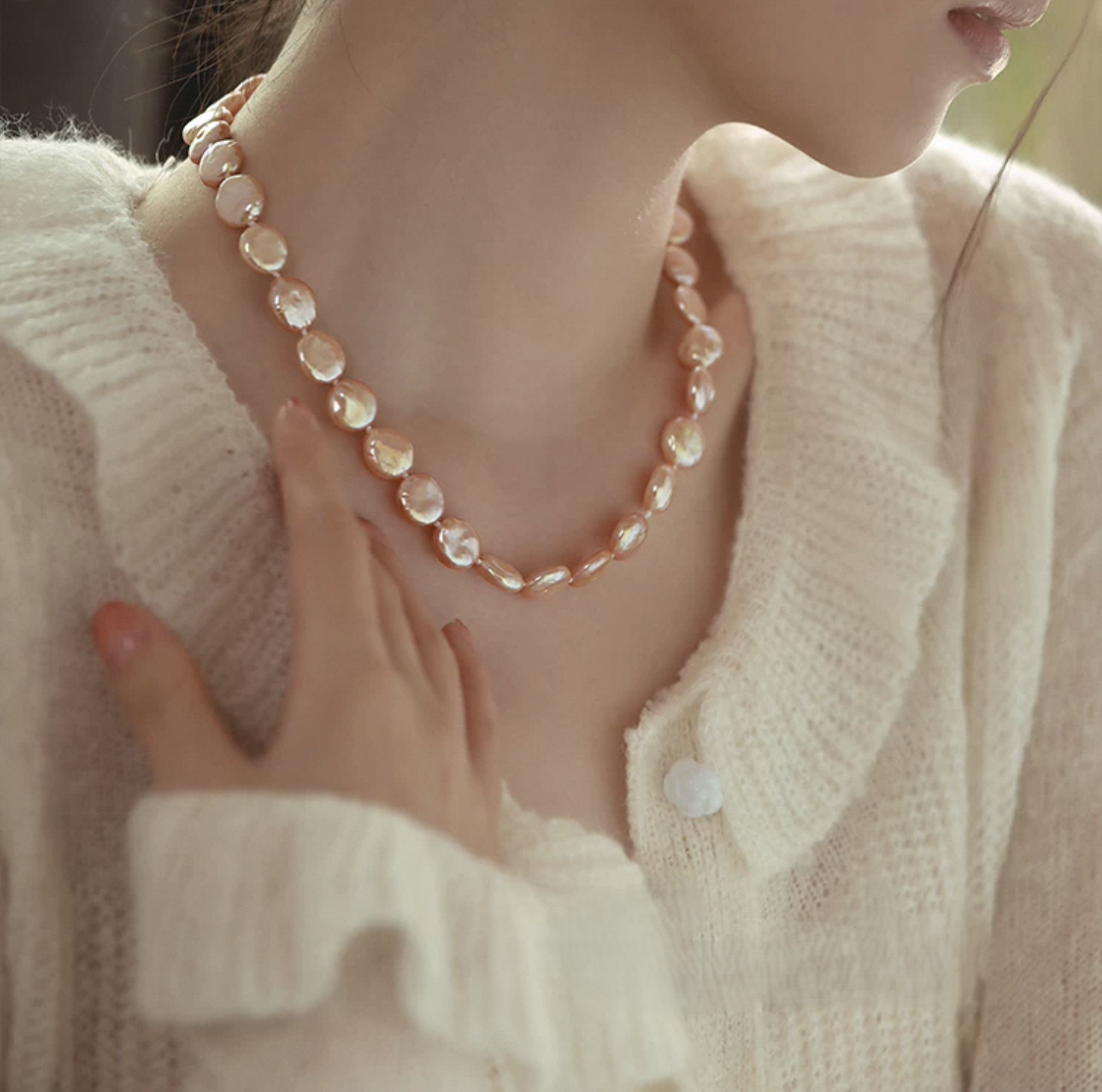 Pearl Zephyr Necklace
