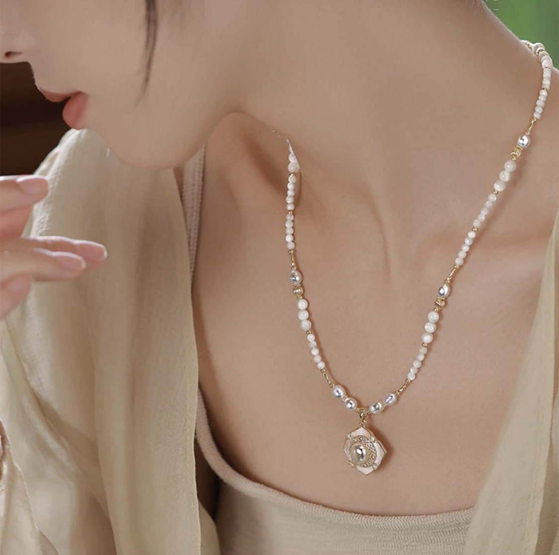 Violet Grace Necklace