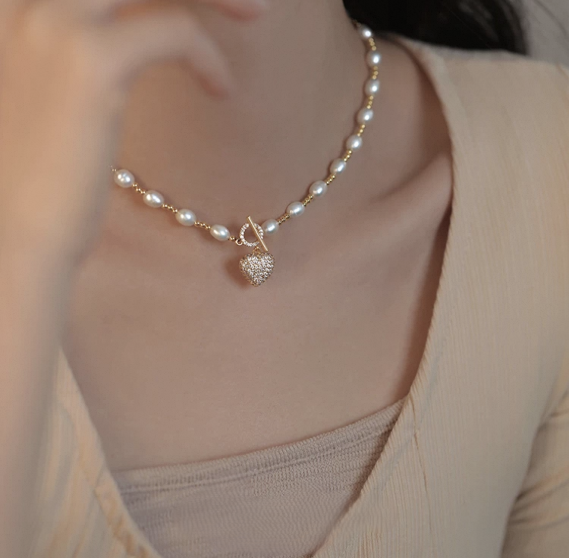 Pearl Evening Necklace