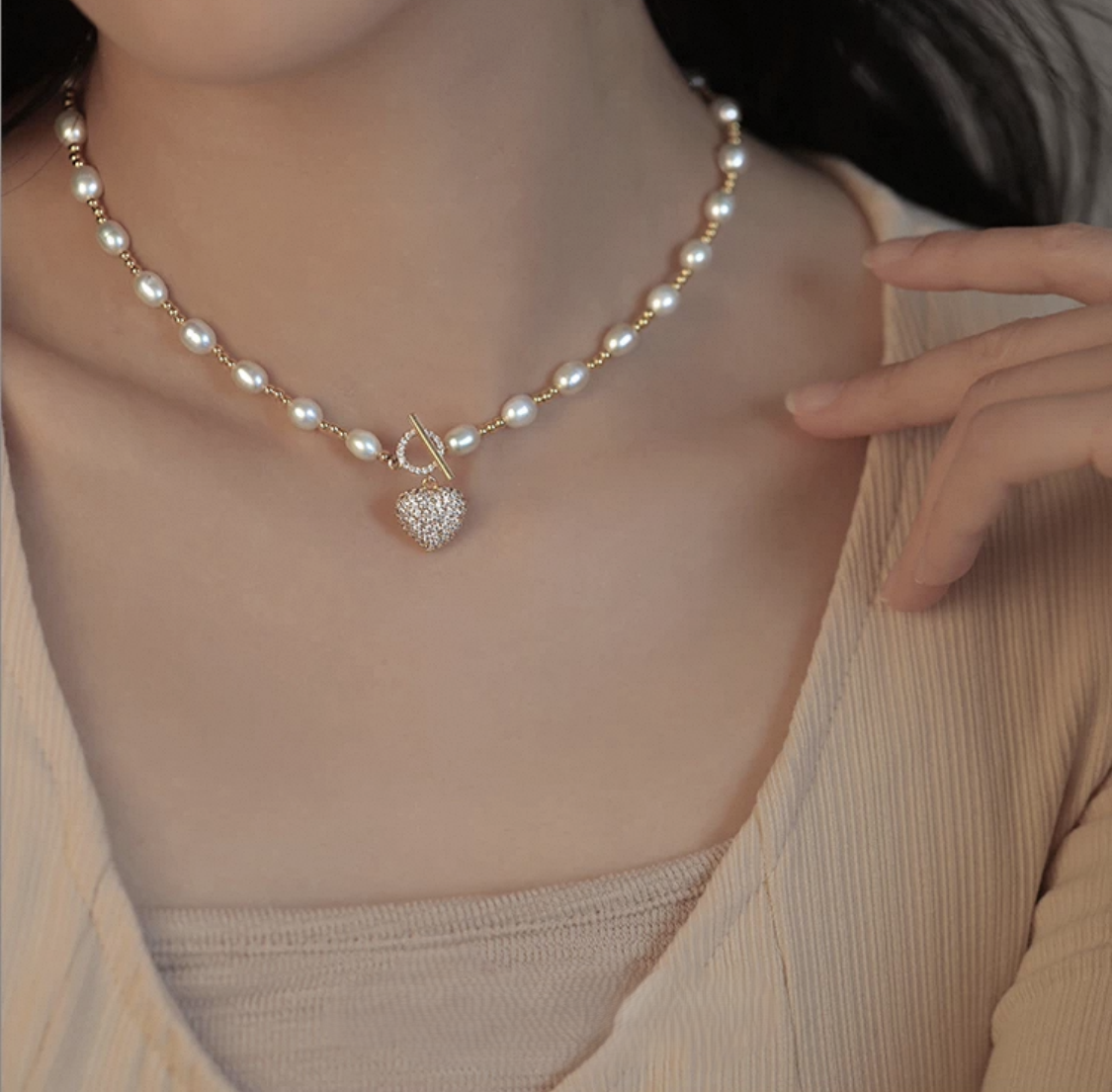 Pearl Evening Necklace