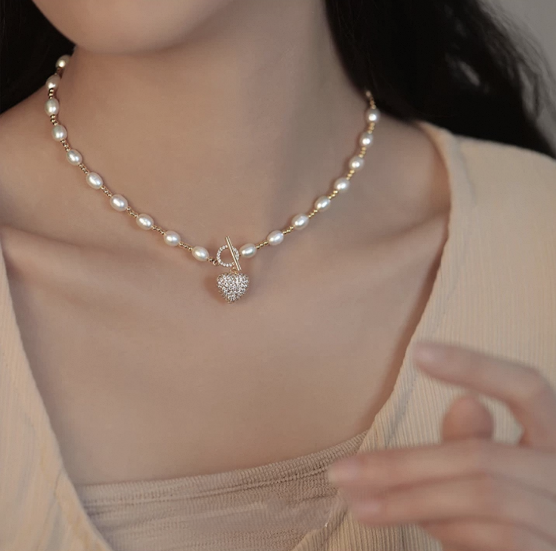 Pearl Evening Necklace