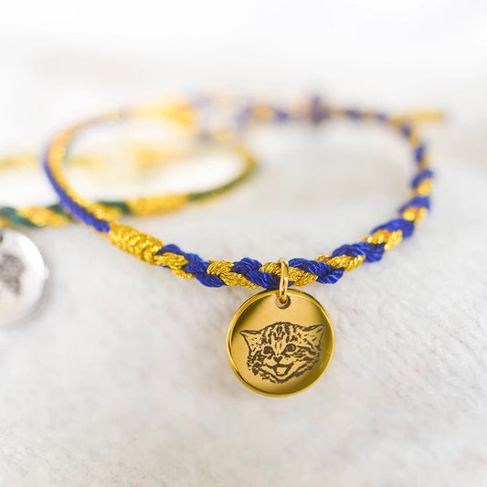 Handcrafted Braided Pet Bracelet