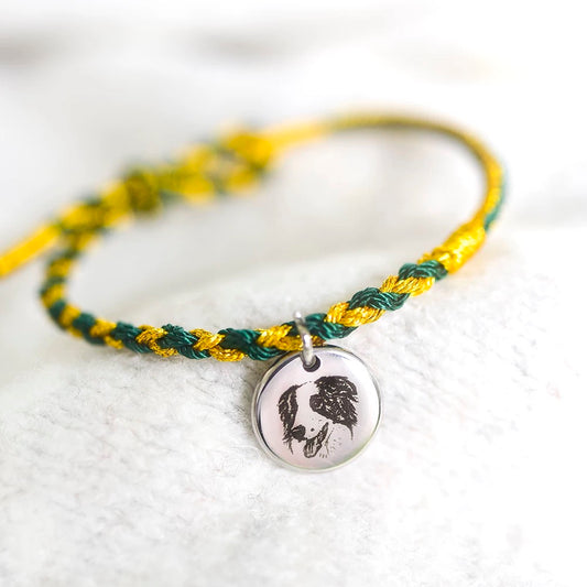 Handcrafted Braided Pet Bracelet