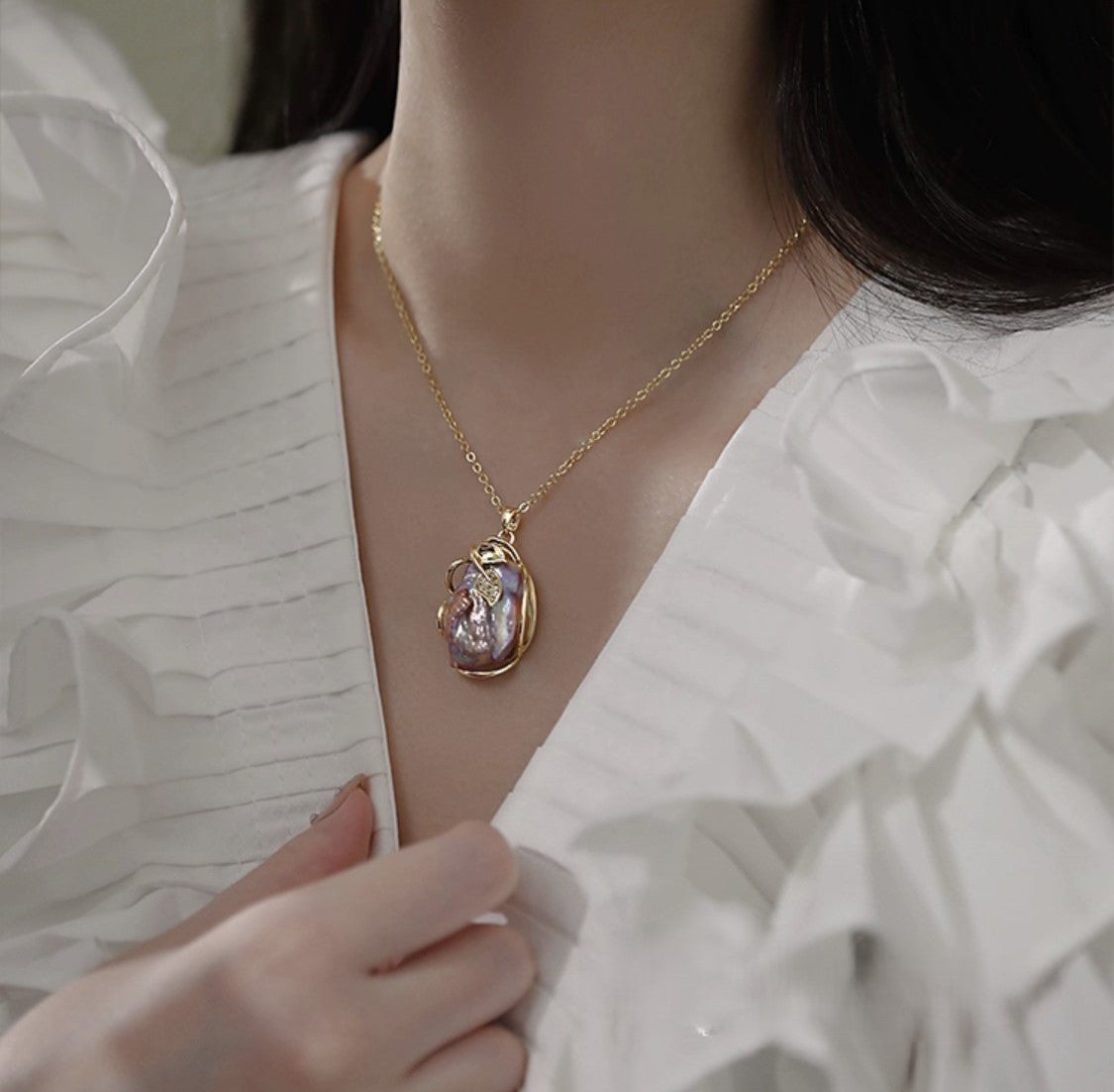 Nature's Wonder Pearl Necklace