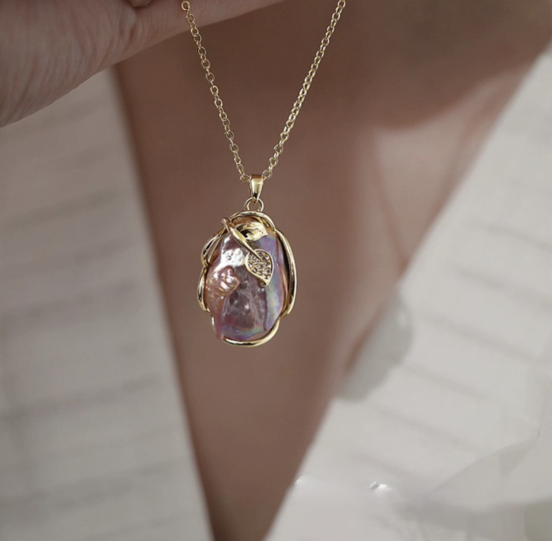 Nature's Wonder Pearl Necklace