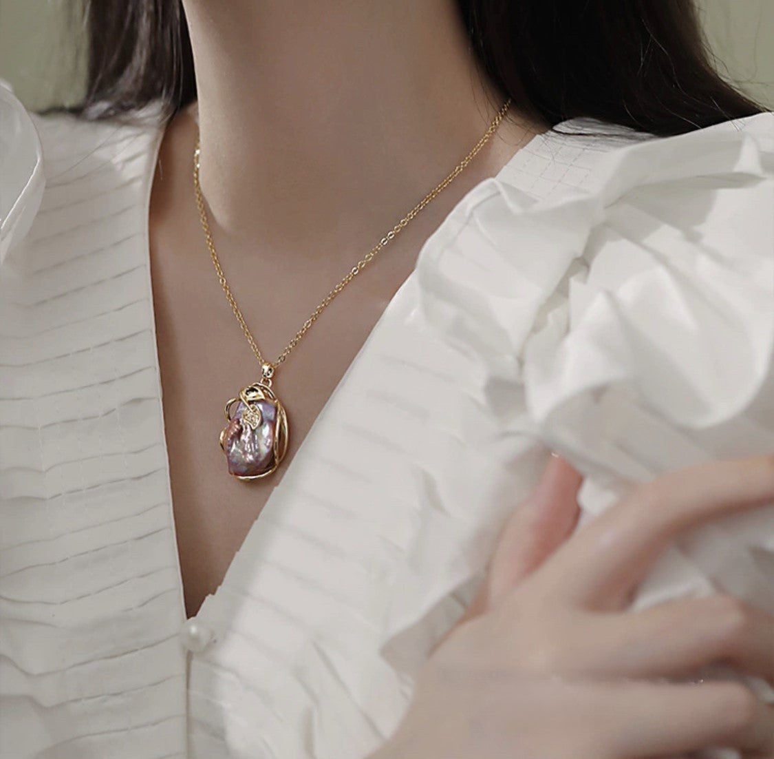 Nature's Wonder Pearl Necklace