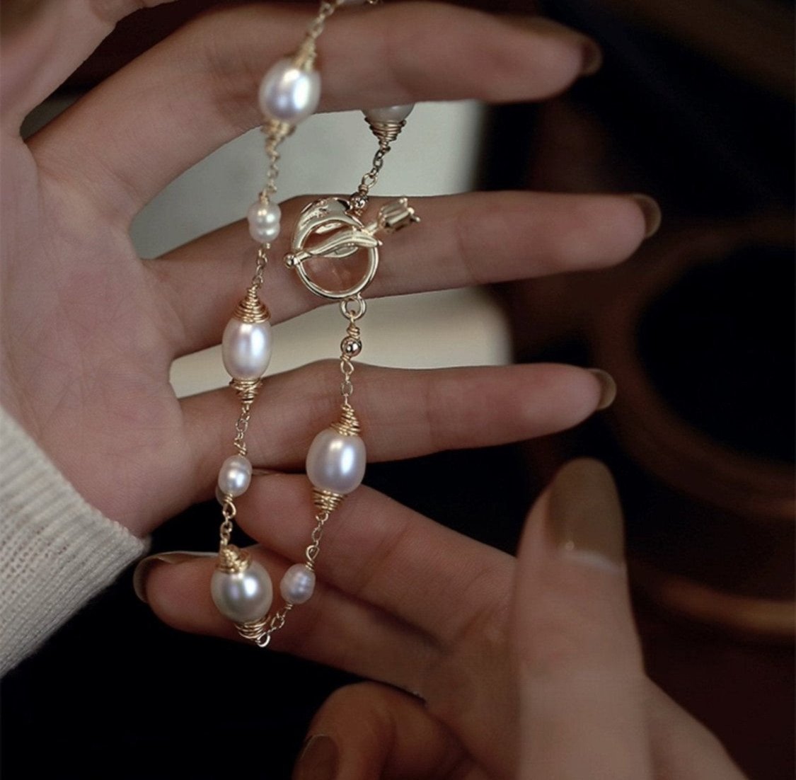 Magical Pearl Embrace Bracelet