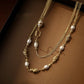 Golden Touch  Pearl Necklace