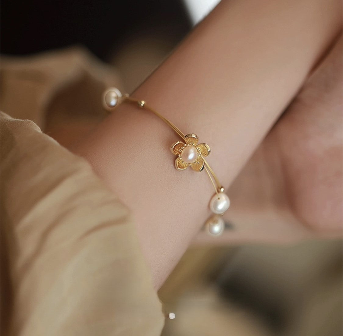 BRACELET CÔTE DES PERLES CÉLESTES