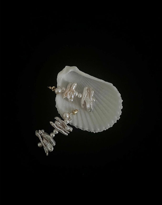 BOUCLES D'OREILLES PERLES MYSTIQUE