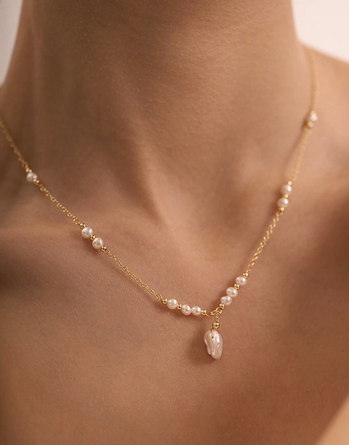 COLLIER LUSTRE DE LA MER