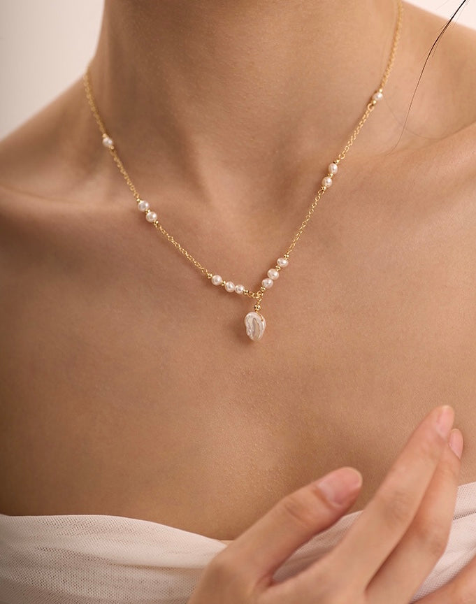 COLLIER LUSTRE DE LA MER