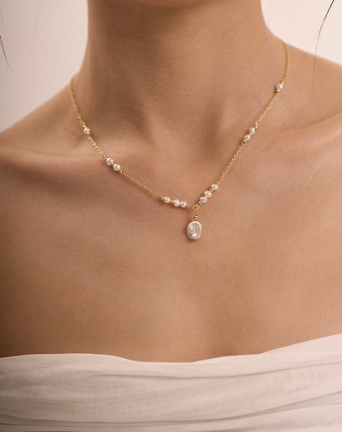 COLLIER LUSTRE DE LA MER