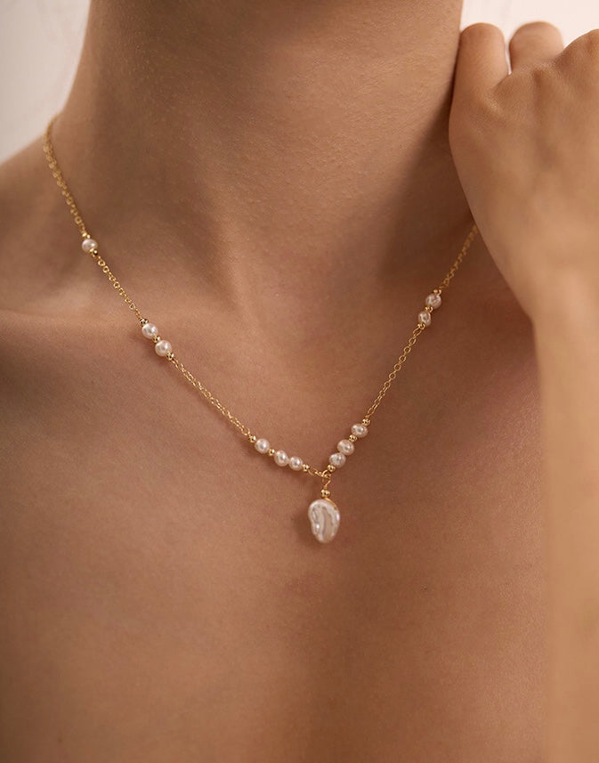 COLLIER LUSTRE DE LA MER