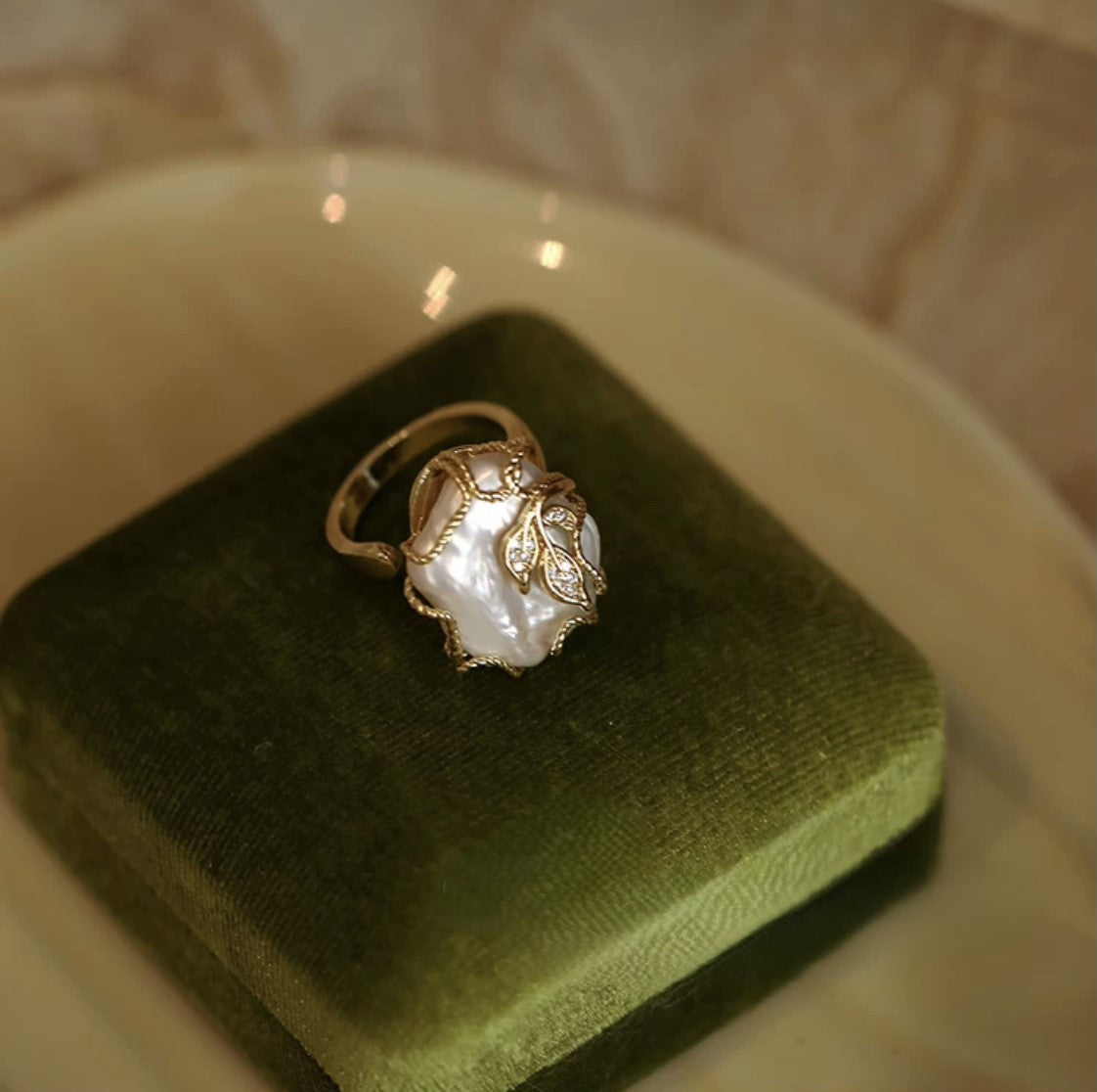 BAGUE PERLE FANTAISISTE