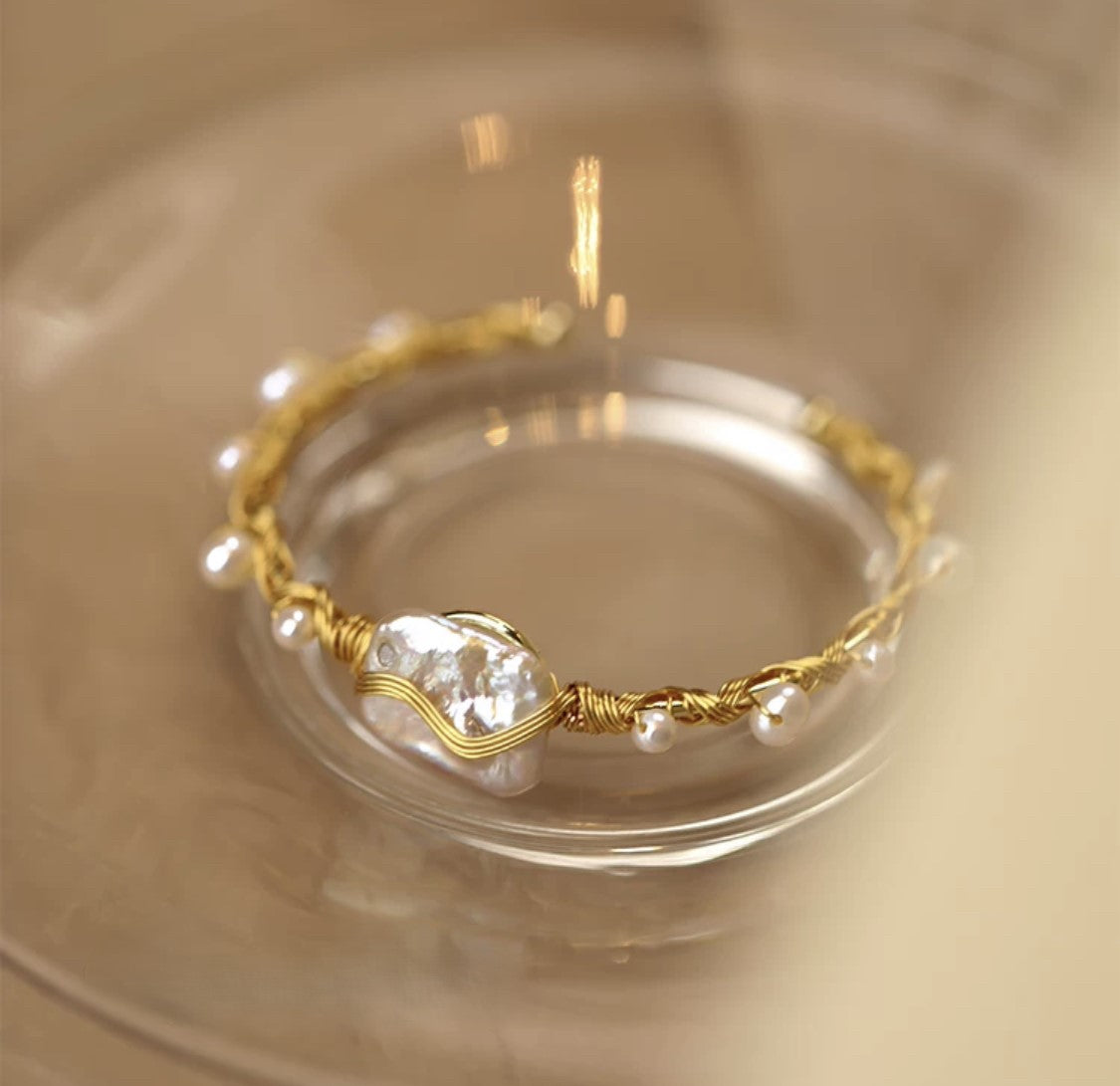 BRACELET ÉCLAT DORÉ BRILLANT