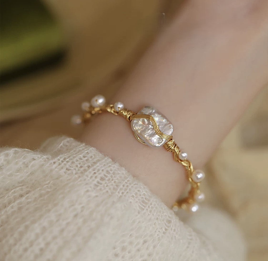 BRACELET ÉCLAT DORÉ BRILLANT