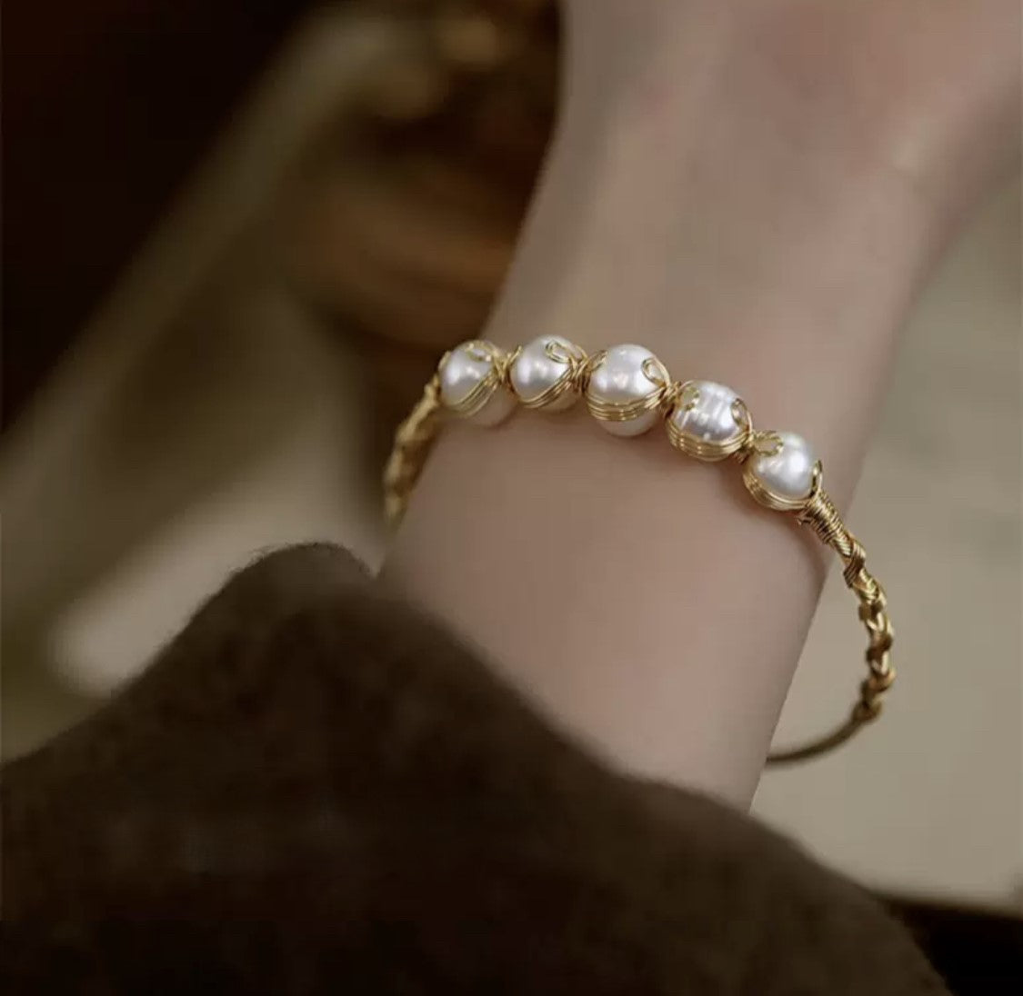 Bracelet Connexion Doré