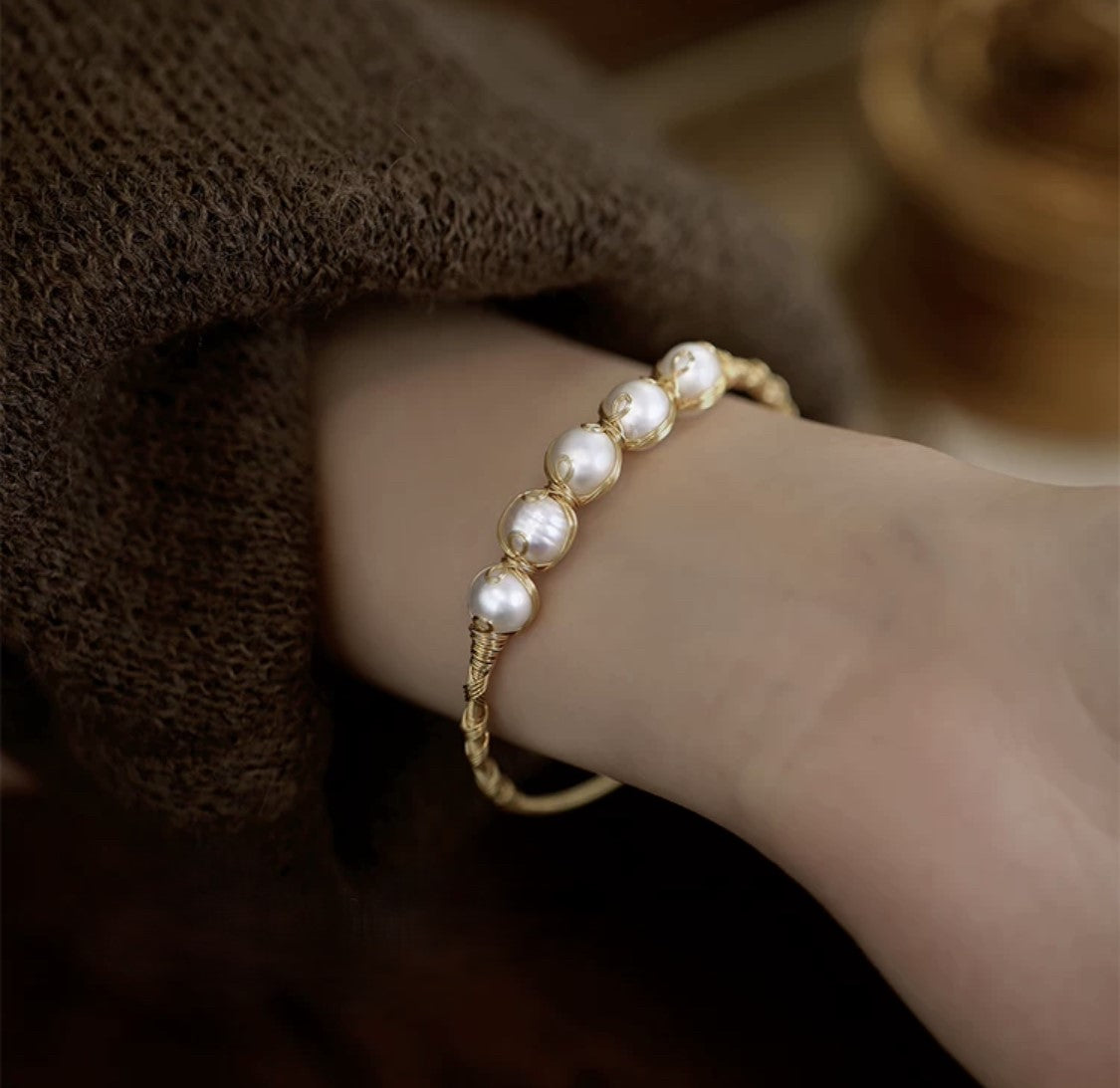 Bracelet Connexion Doré